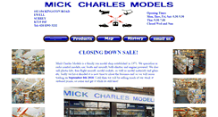 Desktop Screenshot of mickcharlesmodels.co.uk
